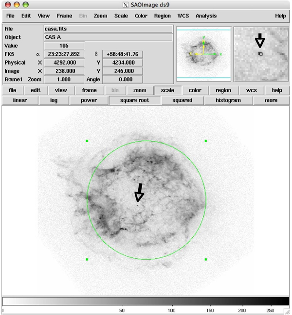 Locating the core remnant